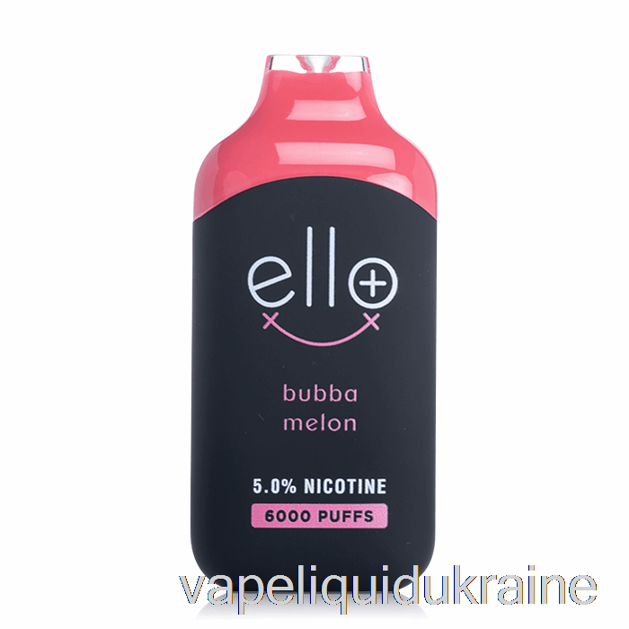 Vape Ukraine BLVK ELLO Plus 6000 Disposable BubbaMelon Ice